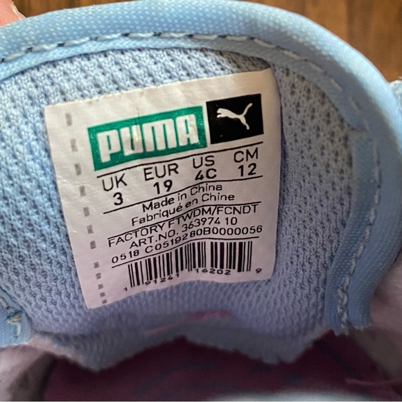 Puma toddler sneakers size 3 - Picture 5 of 5
